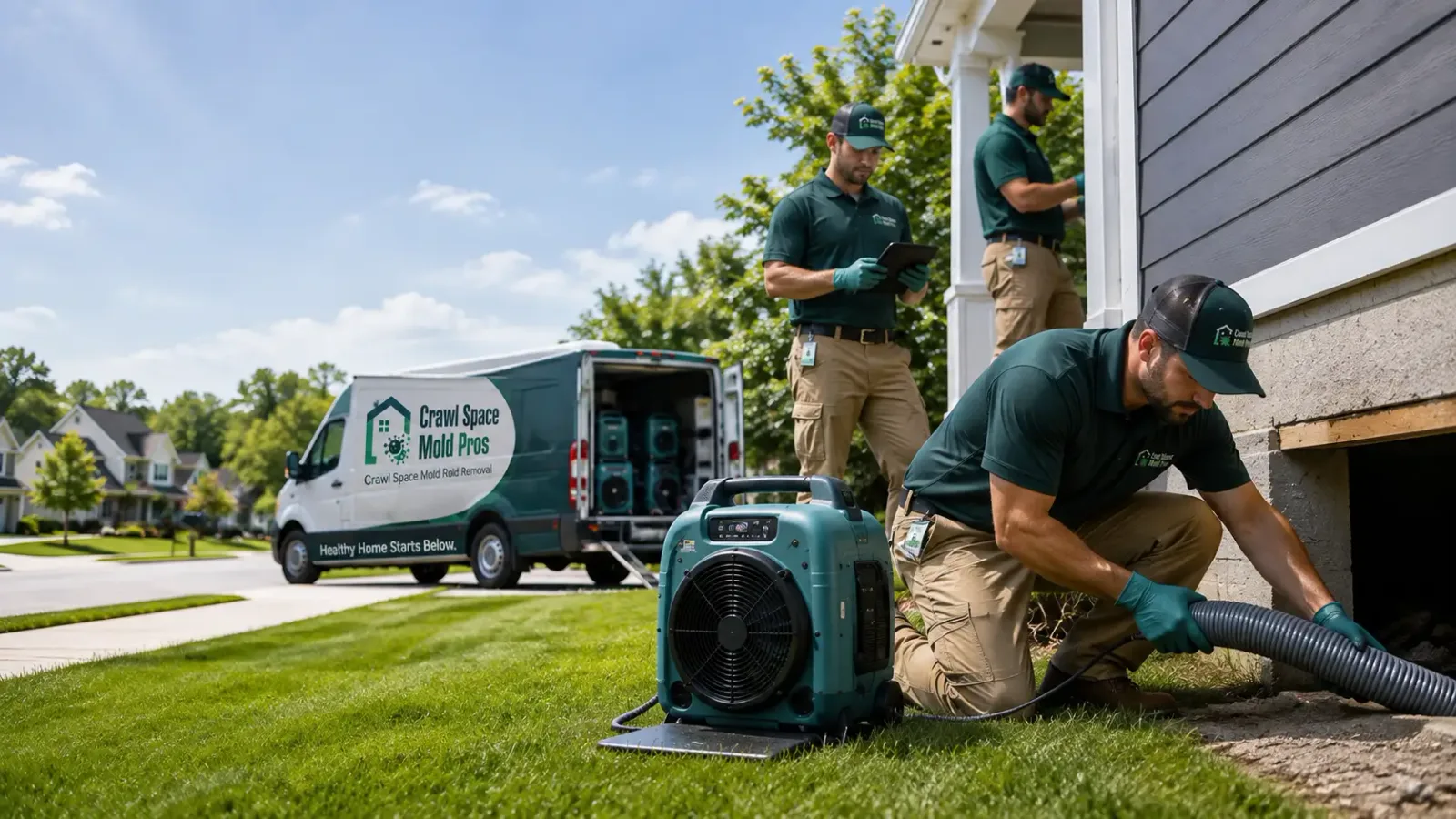 Crawl Space Mold Removal in Salem, NH